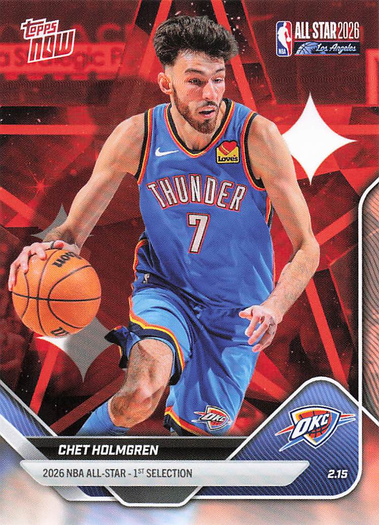 2025-26 Topps Now All-Star Game Basketball Chet Holmgren #AS21
