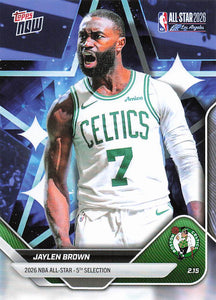 2025-26 Topps Now All-Star Game Basketball Jaylen Brown #AS22
