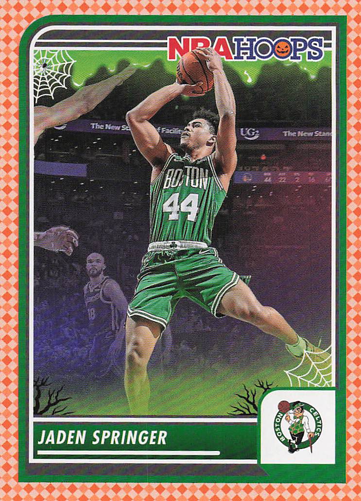 2023-24 Hoops Haunted Hoops Basketball Orange Jaden Springer #261