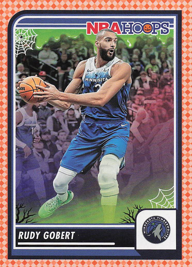 2023-24 Hoops Haunted Hoops Basketball Orange Rudy Gobert #52