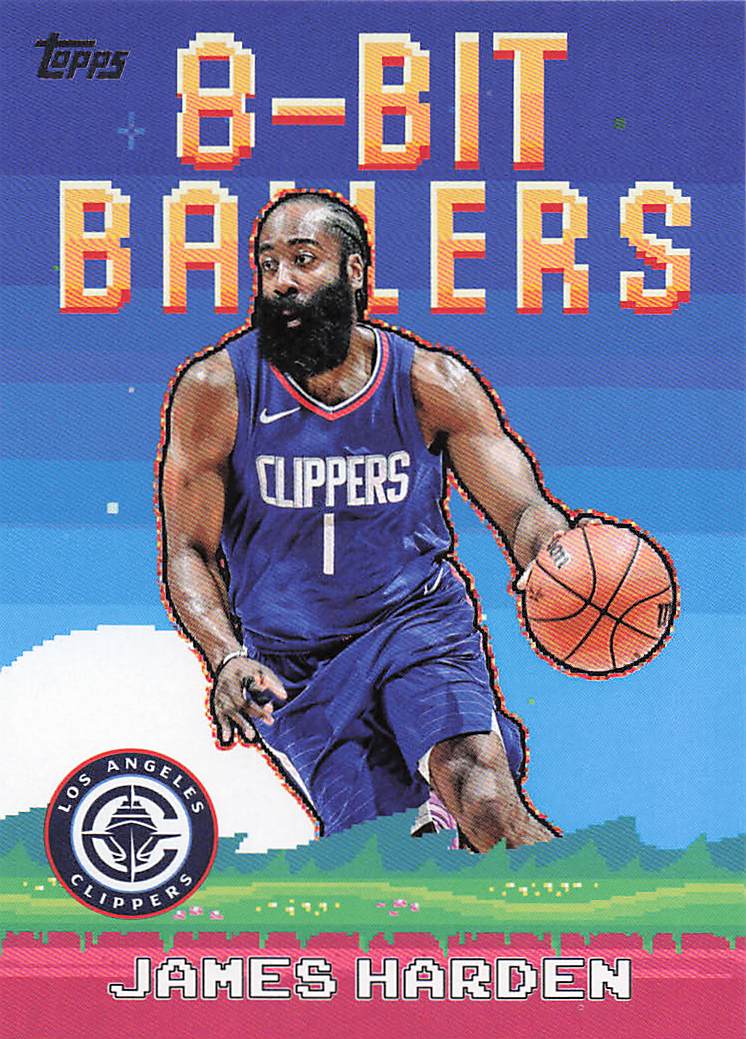 2025-26 Topps Basketball 8-Bit Ballers James Harden #8B-16
