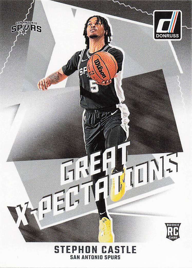 2024-25 Donruss Basketball Great X-Pectations Stephon Castle #1