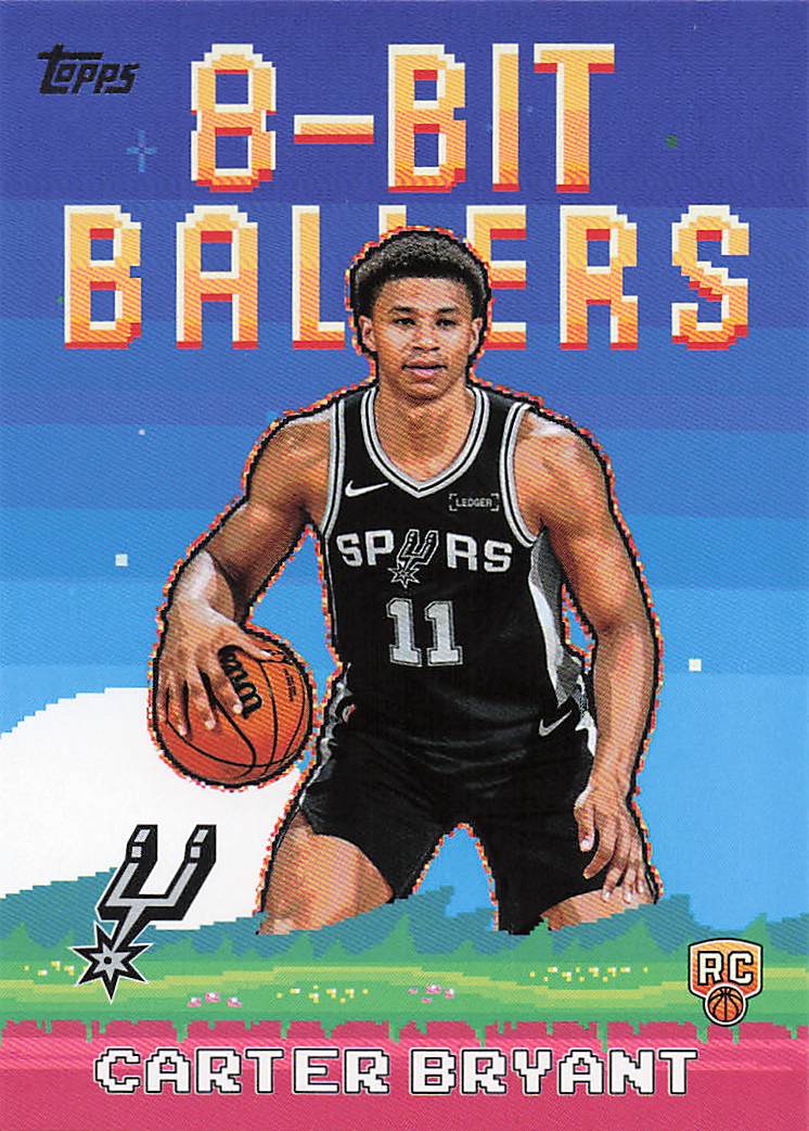 2025-26 Topps Basketball 8-Bit Ballers Carter Bryant #8B-40