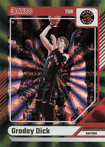 2024-25 Donruss Basketball Holo Green Laser Gradey Dick #113
