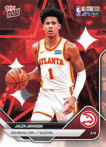 2025-26 Topps Now All-Star Game Basketball Jalen Johnson #AS9