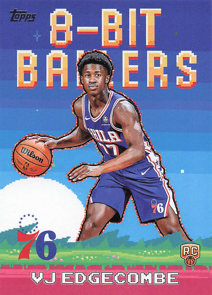 2025-26 Topps Basketball 8-Bit Ballers VJ Edgecombe #8B-33