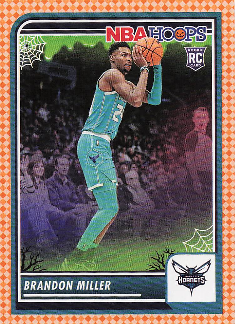 2023-24 Hoops Haunted Hoops Basketball Orange Brandon Miller #245 Rookie