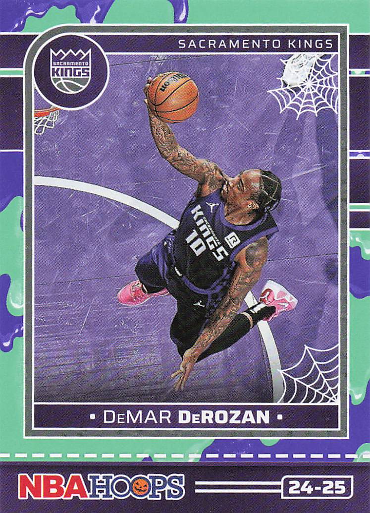 2024-25 Hoops Haunted Hoops Basketball Slime DeMar DeRozan #59