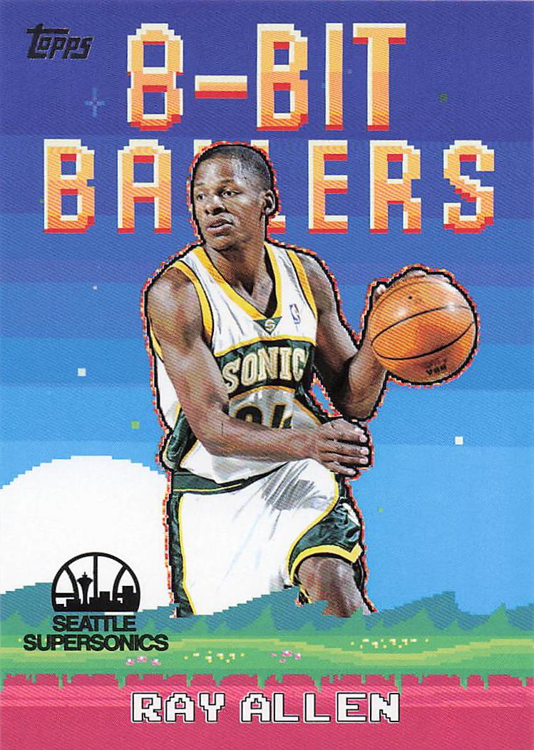 2025-26 Topps Basketball 8-Bit Ballers Ray Allen #8B-28