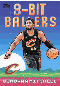 2025-26 Topps Basketball 8-Bit Ballers Donovan Mitchell #8B-11