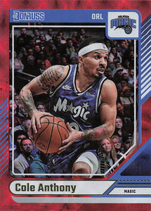 2024-25 Donruss Basketball Red Wedges Cole Anthony #11