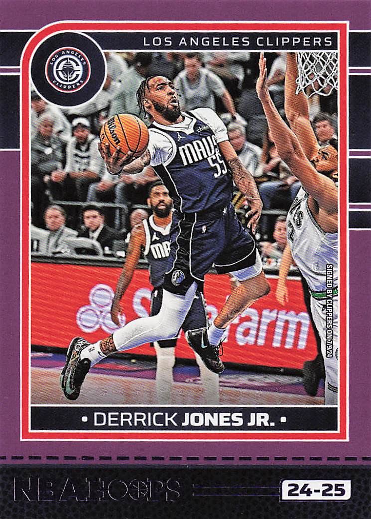 2024-25 Hoops Basketball Purple Derrick Jones Jr. #157