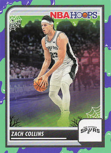 2023-24 Hoops Haunted Hoops Basketball Slime Zach Collins #241