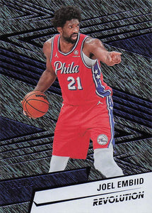 2024-25 Panini Revolution Basketball Blue Storm Joel Embiid #38