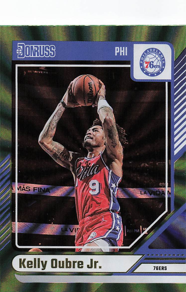 2024-25 Donruss Basketball Holo Green Laser Kelly Oubre Jr. #183