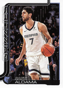 2025-26 Topps Basketball Santi Aldama #187