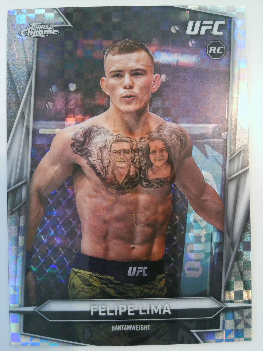 2026 Topps Chrome UFC Mma X-Fractor Felipe Lima #160 Rookie