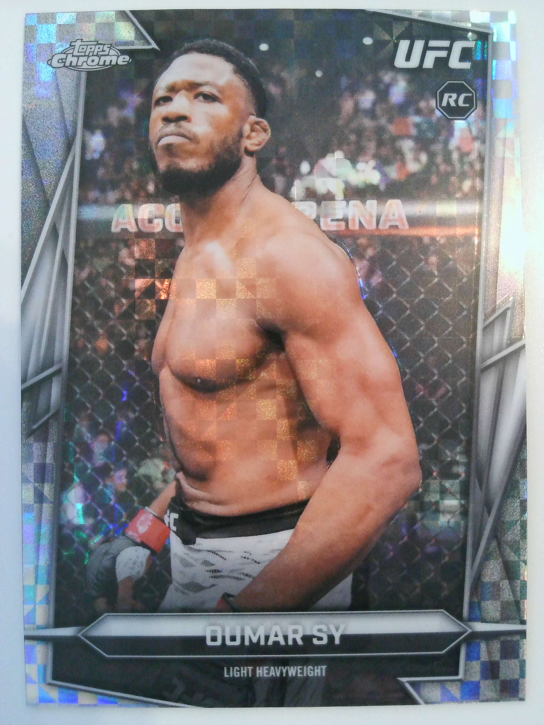2026 Topps Chrome UFC Mma X-Fractor Oumar Sy #97 Rookie