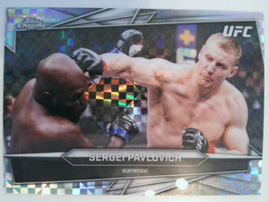 2026 Topps Chrome UFC Mma X-Fractor Sergei Pavlovich #84
