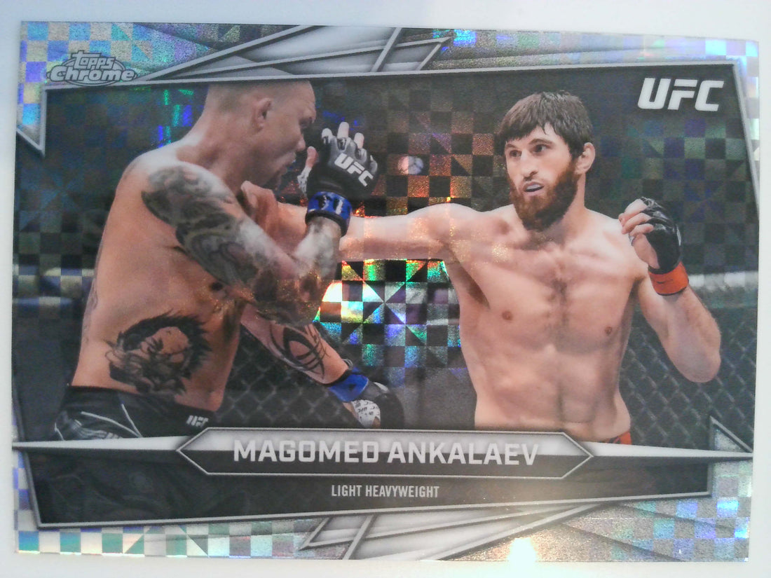 2026 Topps Chrome UFC Mma X-Fractor Magomed Ankalaev #60
