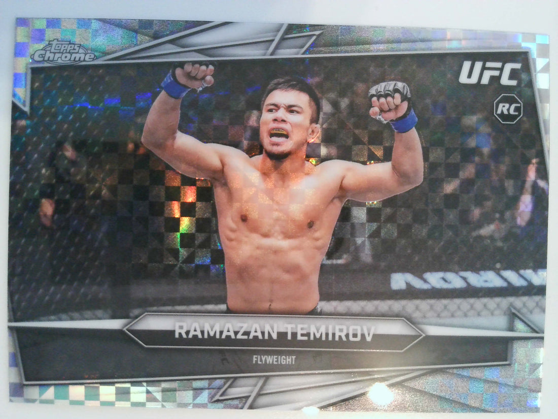 2026 Topps Chrome UFC Mma X-Fractor Ramazan Temirov #77 Rookie