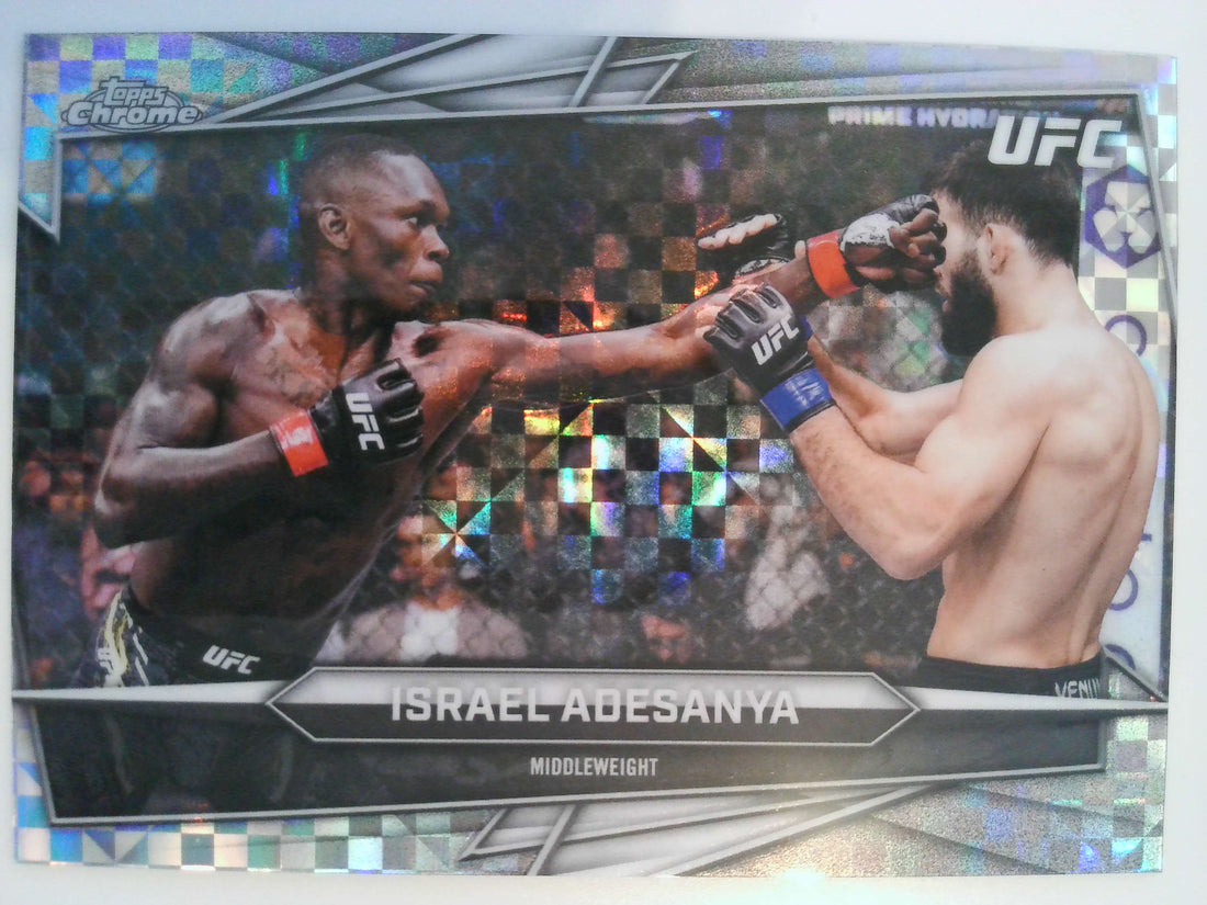 2026 Topps Chrome UFC Mma X-Fractor Israel Adesanya #197