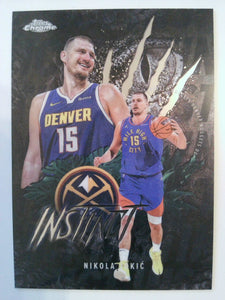 2025-26 Topps Chrome Basketball Instinct Nikola Joki? #INS-1