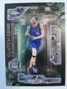 2025-26 Topps Chrome Basketball Clutch Gene Dirk Nowitzki #CG-22