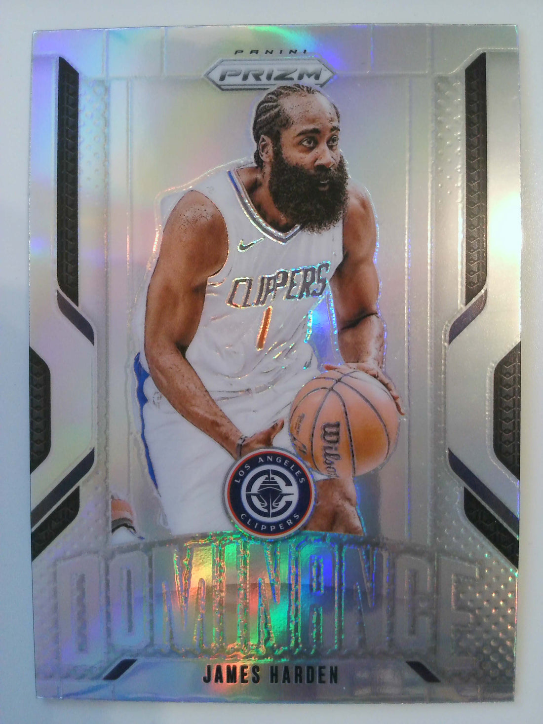 2024-25 Panini Prizm Basketball Dominance Prizms Silver James Harden #8