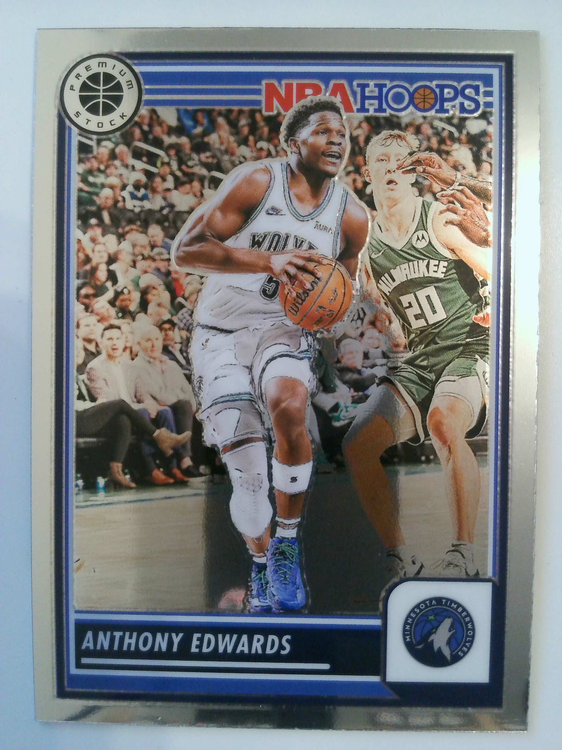 2023-24 Hoops Premium Stock Basketball Anthony Edwards #87