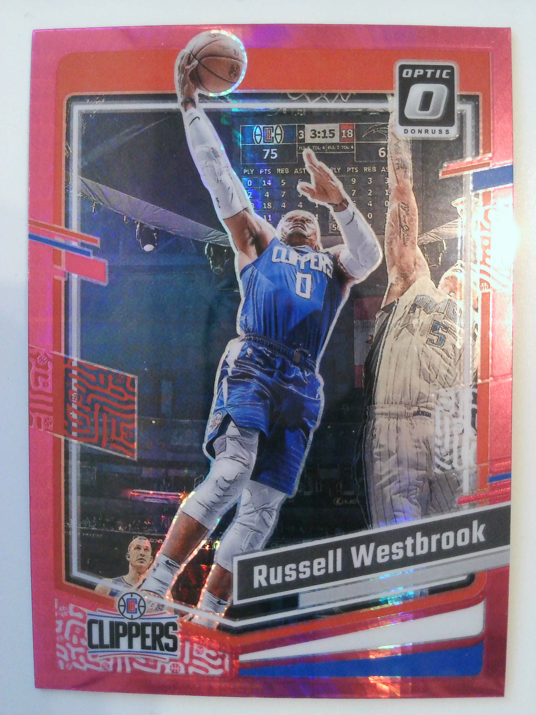 2023-24 Donruss Optic Basketball Hyper Pink Russell Westbrook #81