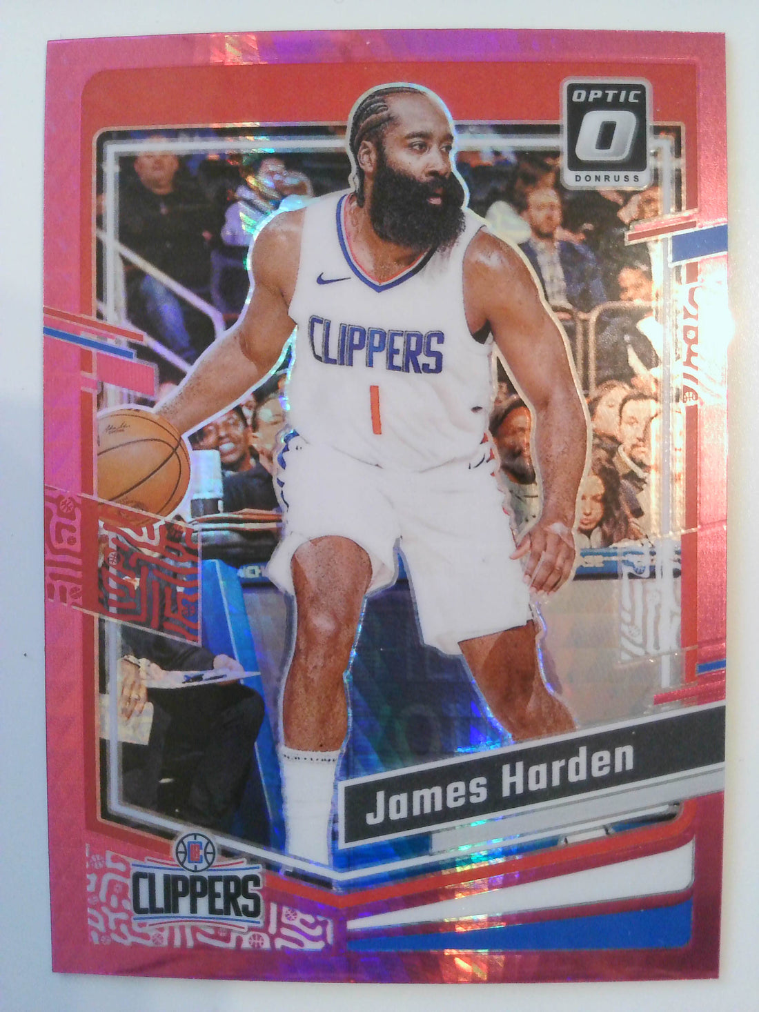 2023-24 Donruss Optic Basketball Hyper Pink James Harden #174