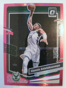 2023-24 Donruss Optic Basketball Hyper Pink Giannis Antetokounmpo #53