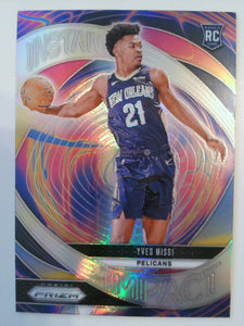 2024-25 Panini Prizm Basketball Instant Impact Prizms Silver Yves Missi #6