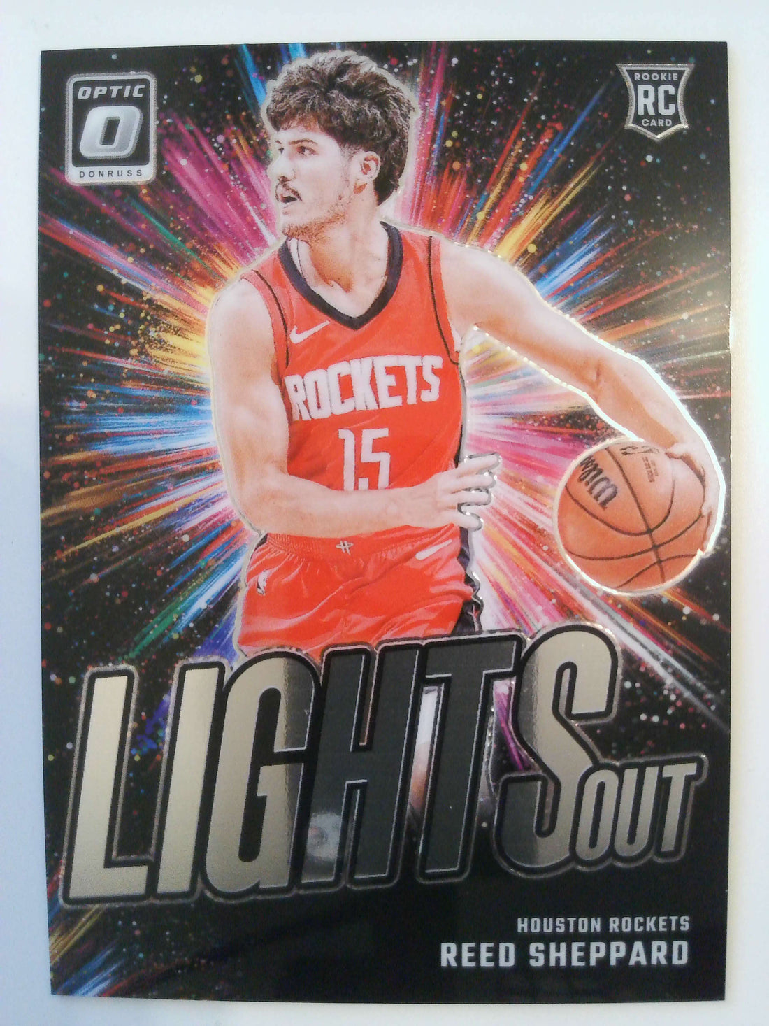 2024-25 Donruss Optic Basketball Lights Out Reed Sheppard #13