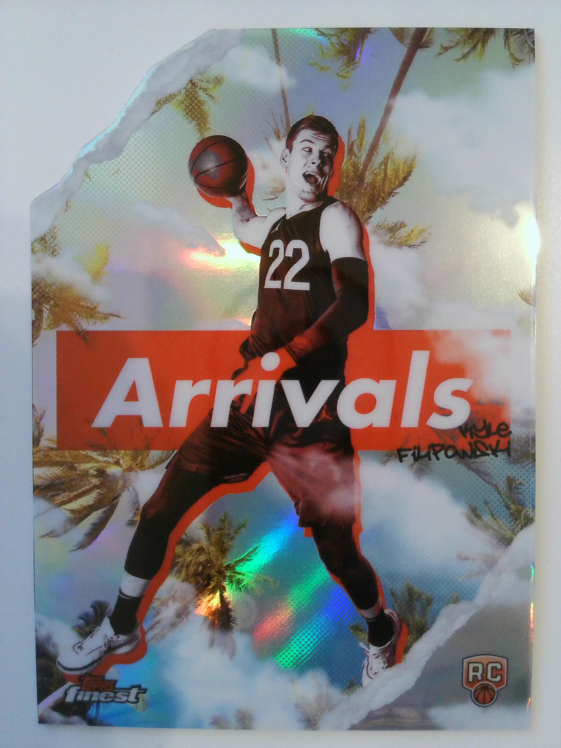2024-25 Finest Basketball Arrivals Refractors Die Cut Kyle Filipowski #A-12