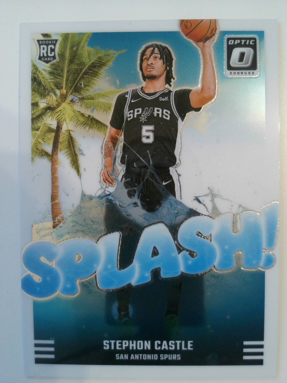 2024-25 Donruss Optic Basketball Splash! Stephon Castle #14