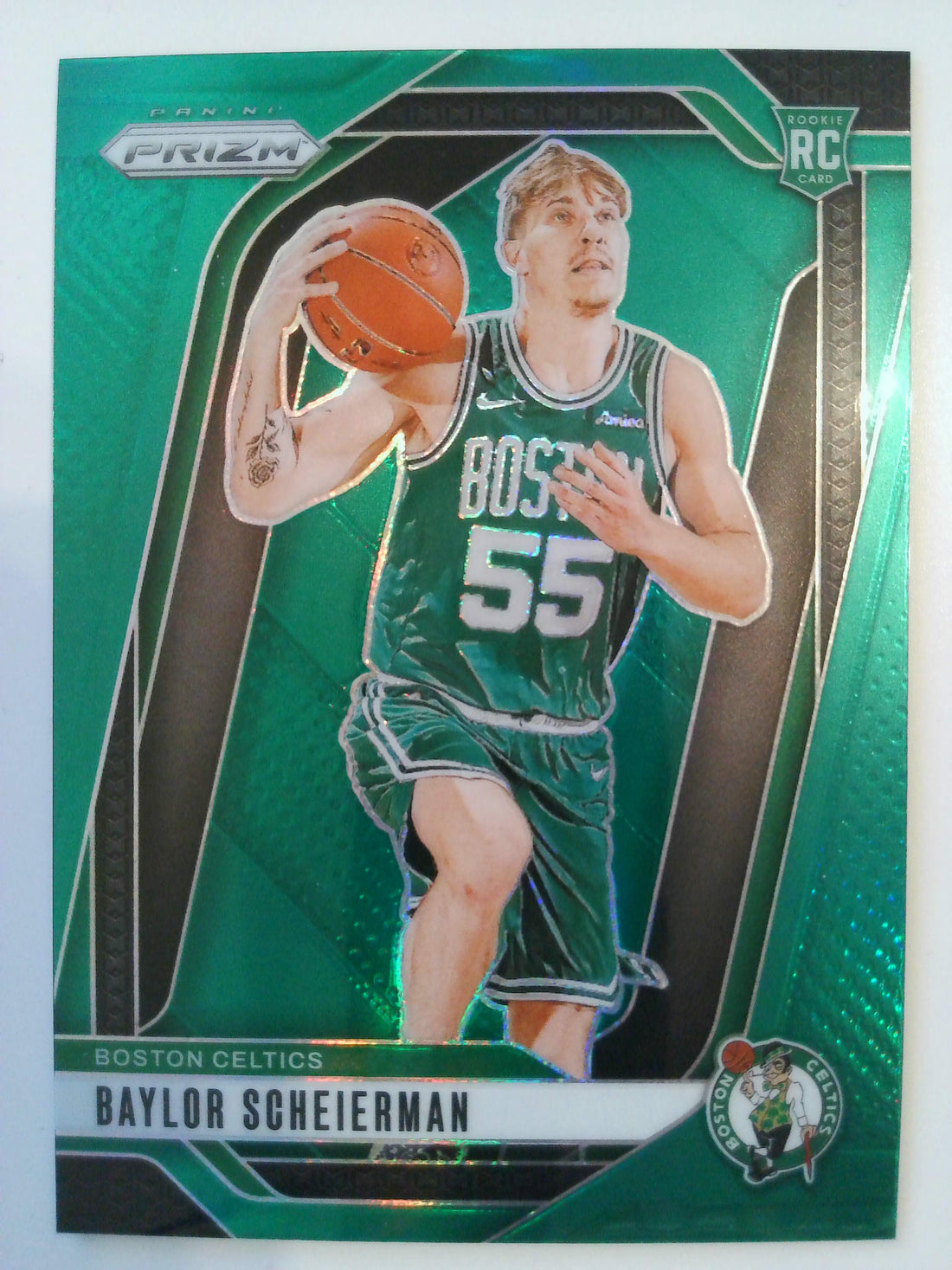 2024-25 Panini Prizm Basketball Prizms Green Baylor Scheierman #236