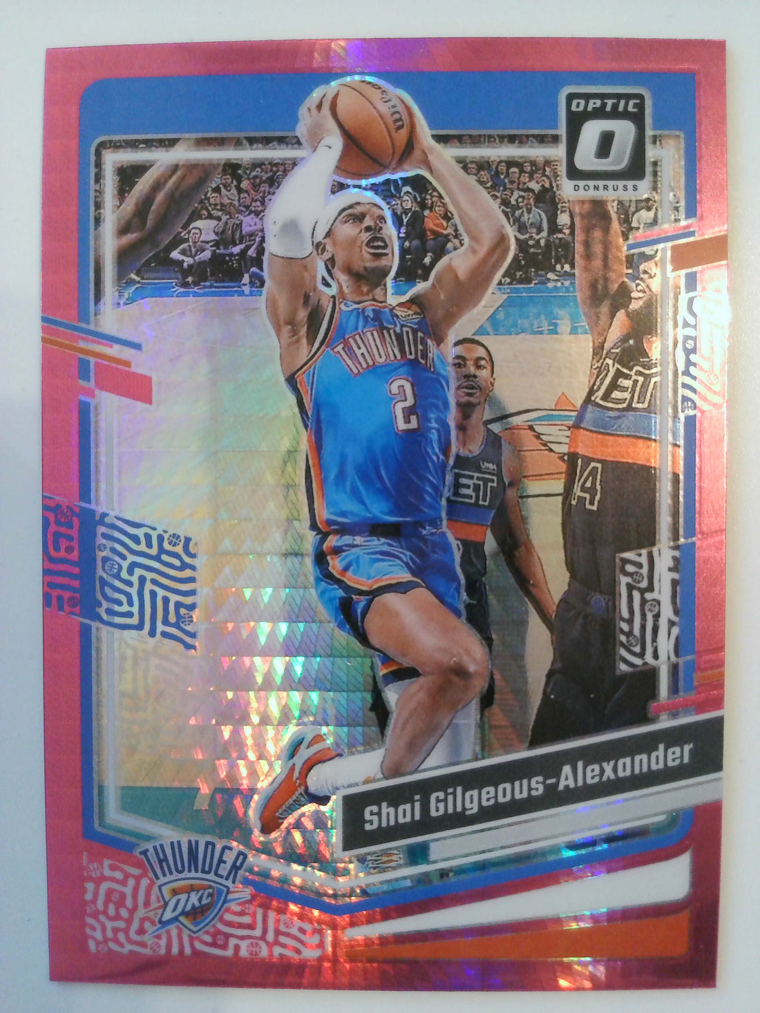 2023-24 Donruss Optic Basketball Hyper Pink Shai Gilgeous-Alexander #104