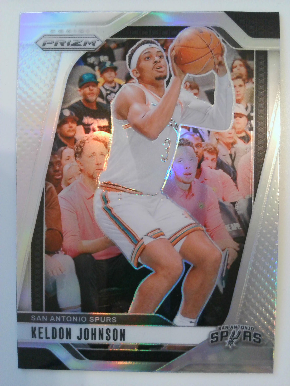 2024-25 Panini Prizm Basketball Prizms Silver Keldon Johnson #24