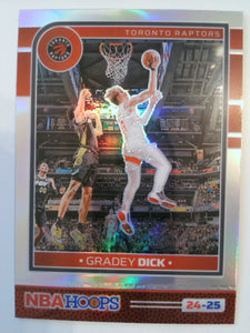 2024-25 Hoops Basketball Premium Prizms Silver Gradey Dick #42