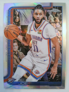 2025-26 Topps Chrome Basketball Refractor Isaiah Joe #121
