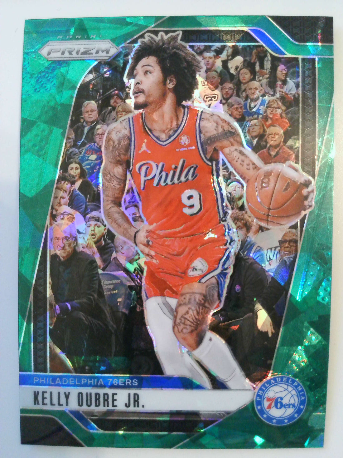 2024-25 Panini Prizm Basketball Prizms Green Ice Kelly Oubre Jr. #9