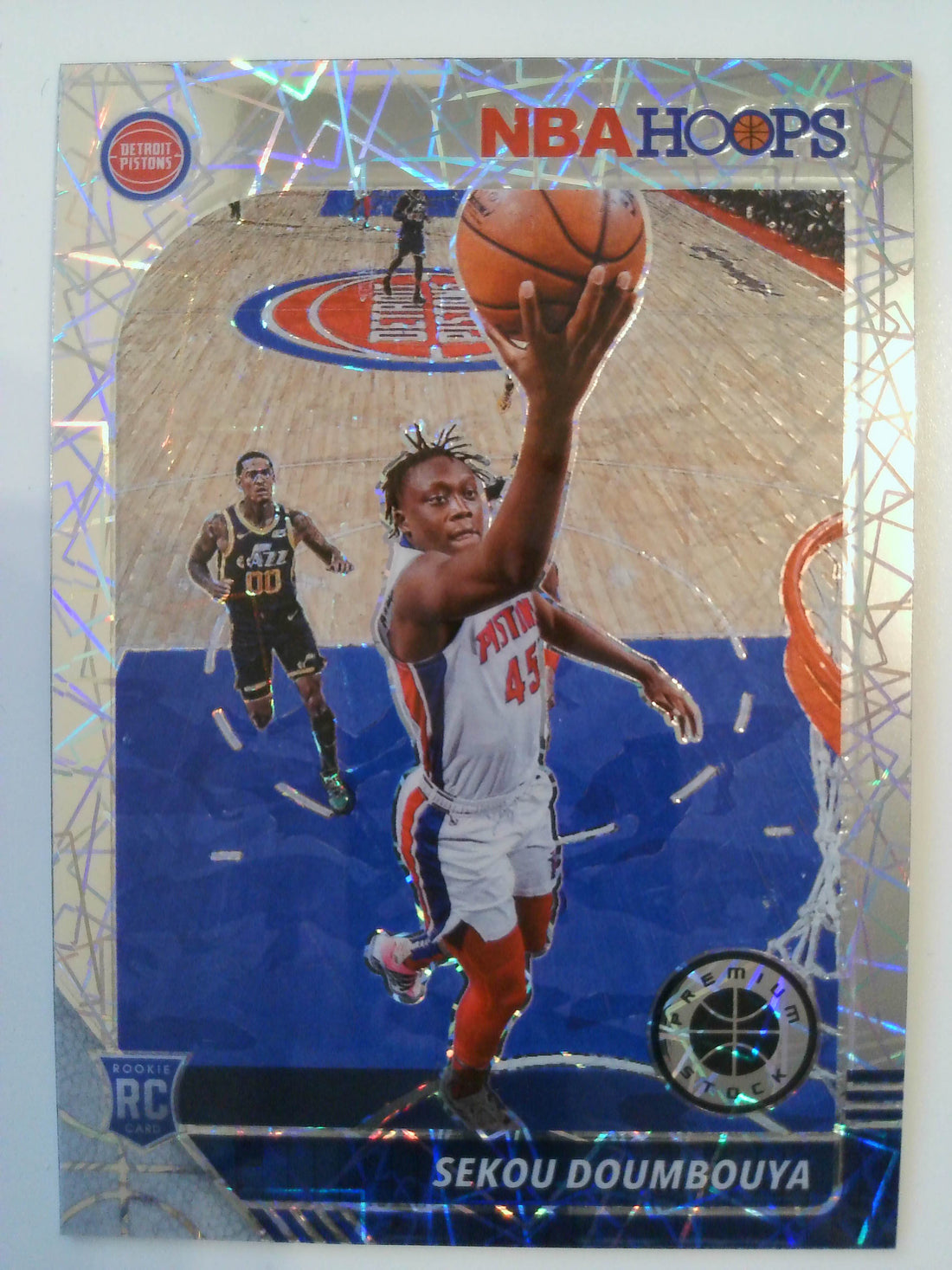 2019-20 Hoops Premium Stock Prizms Silver Laser Sekou Doumbouya #212 Rookie