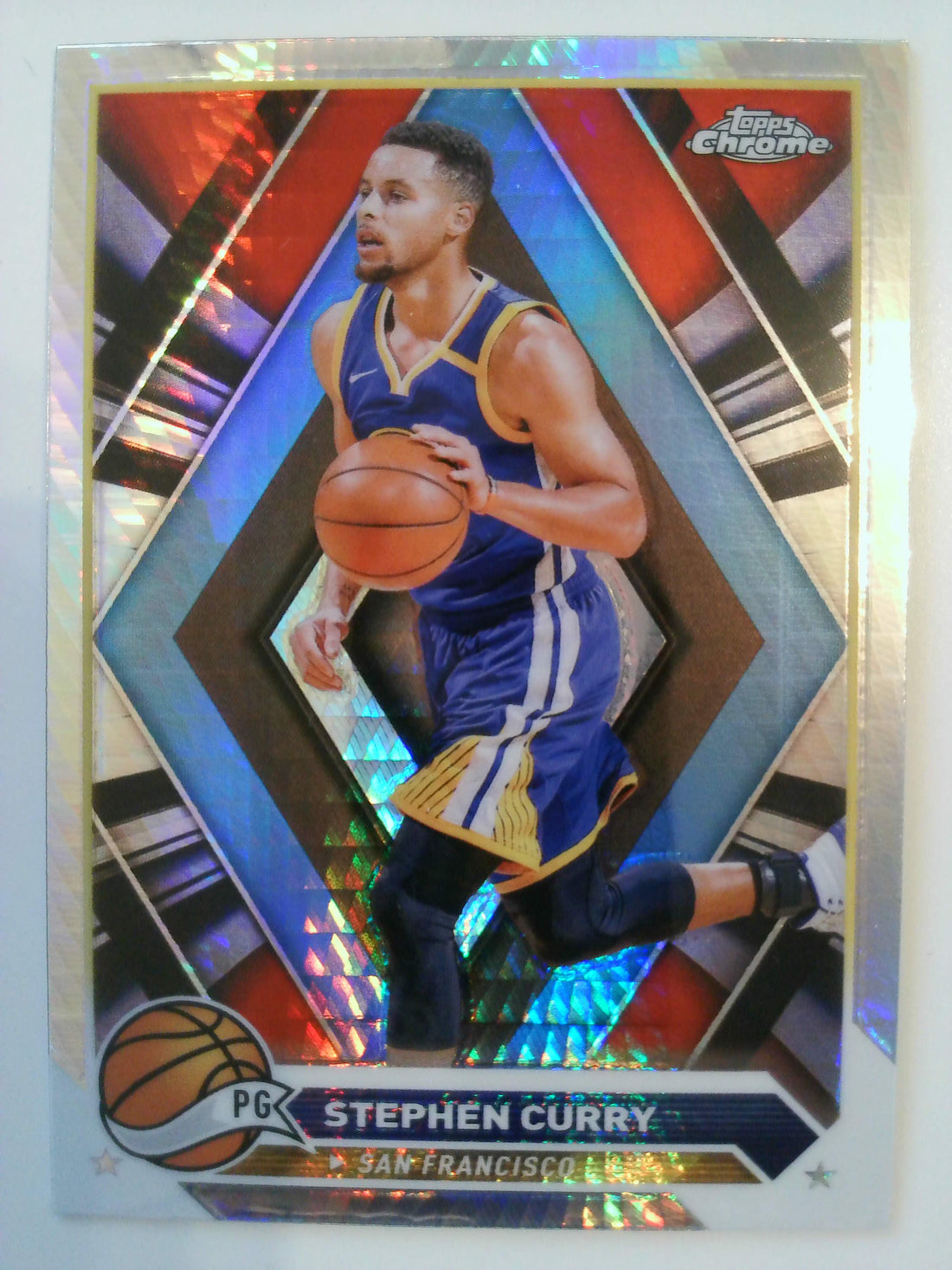 2023-24 Topps Chrome Basketball Prism Refractors Stephen Curry #30