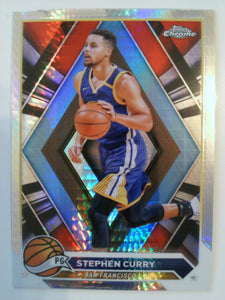2023-24 Topps Chrome Basketball Prism Refractors Stephen Curry #30