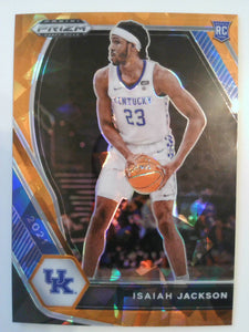 2021 Panini Prizm Draft Picks Basketball Orange Ice Isaiah Jackson #16b