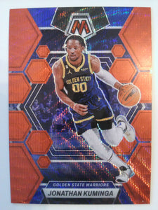 2022-23 Panini Mosaic Basketball Red Wave Jonathan Kuminga #184