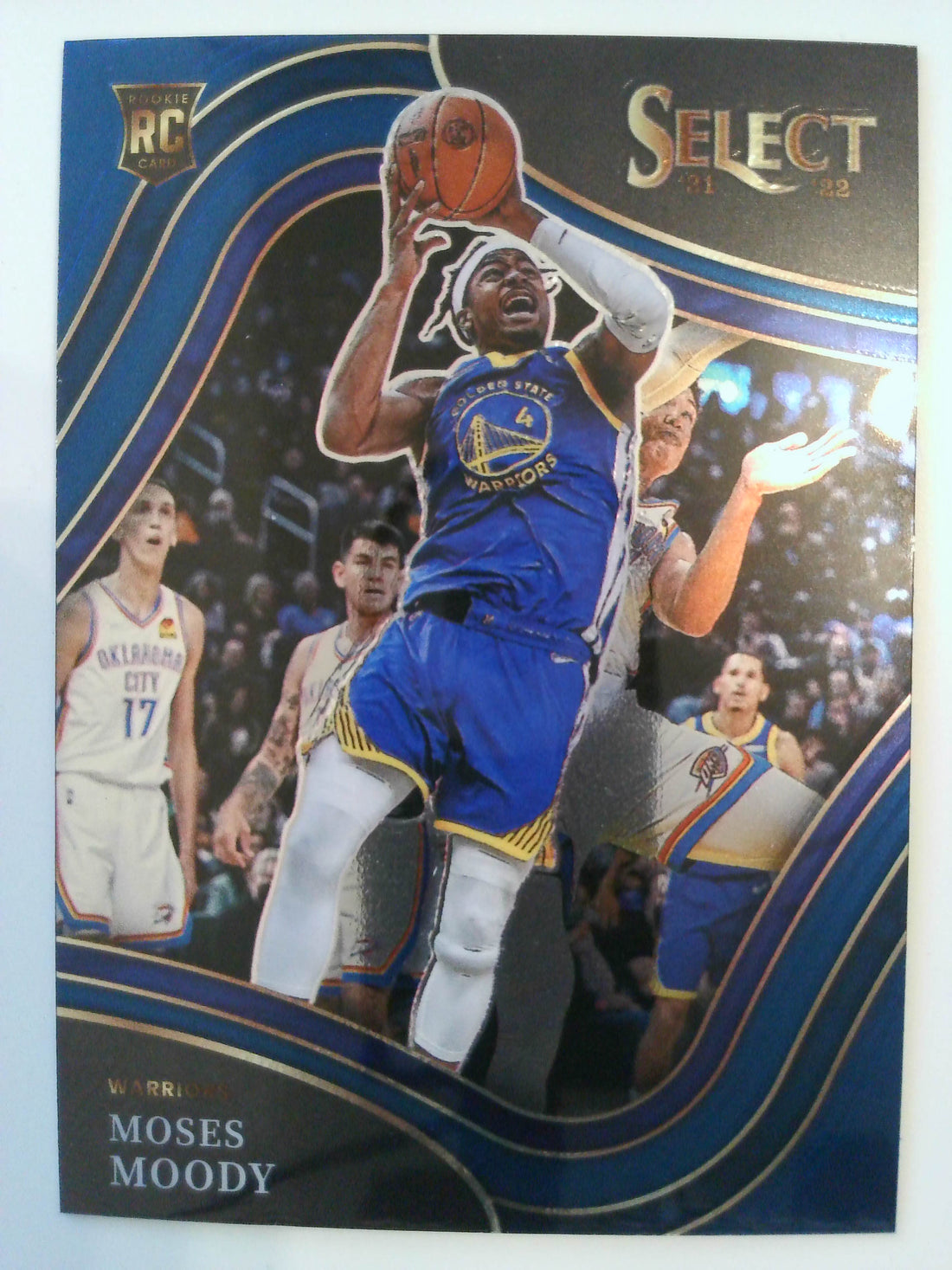 2021-22 Panini Select Basketball Blue (Retail Base) Moses Moody #299 Rookie
