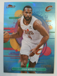 2025-26 Finest Basketball Sky Blue Refractor 112/250 Evan Mobley #153